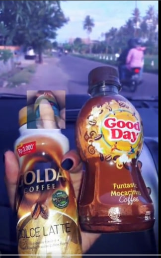 BOTOL GOLDA VIRAL DAN BOTOL TEH PUCUK